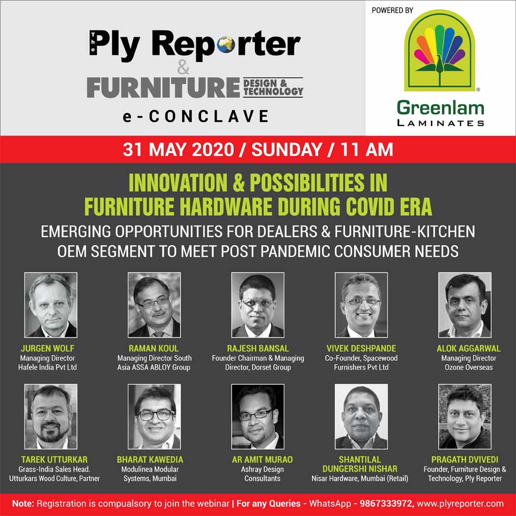 FDT e-Conclave on 'Innovation & Possibilities in Furniture Hardware During COVID Era' 